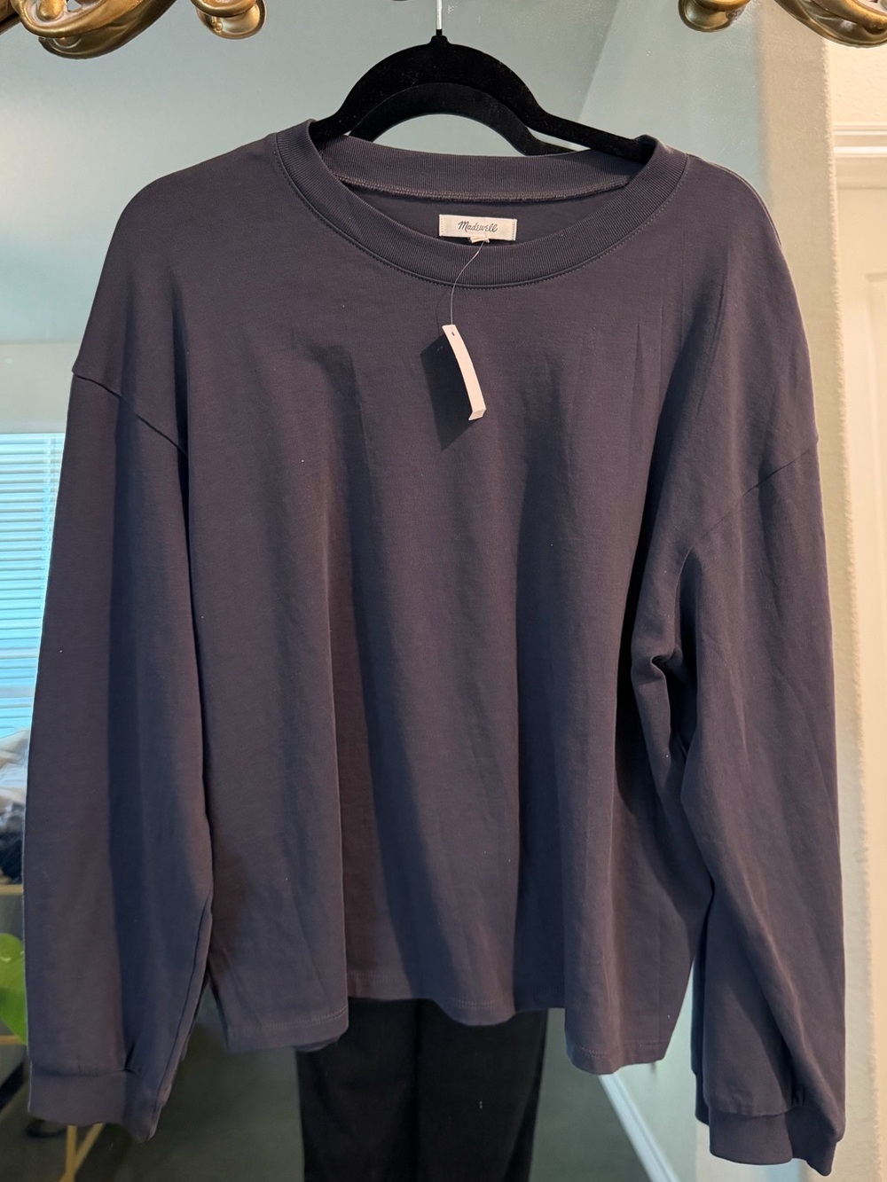 Madewell Crewneck Shirt in Grey